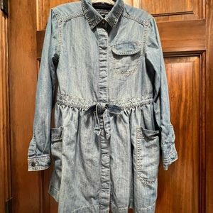 Girls Tommy Hilfiger Long Sleeve Jean Dress